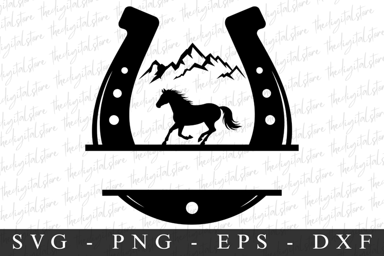 Horse Shoe Silhouette Image 10