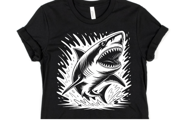 Shark Silhouette Image 21