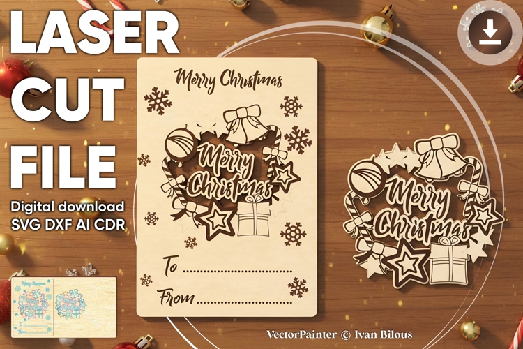 Christmas Dxf Image 21