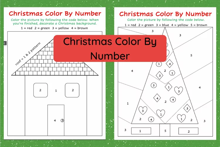Christmas Color By Number