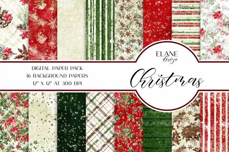 Christmas Digital Paper
