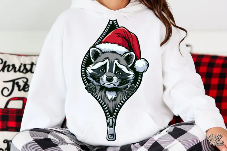 Sad Raccoon Zipper Reveal Animal PNG