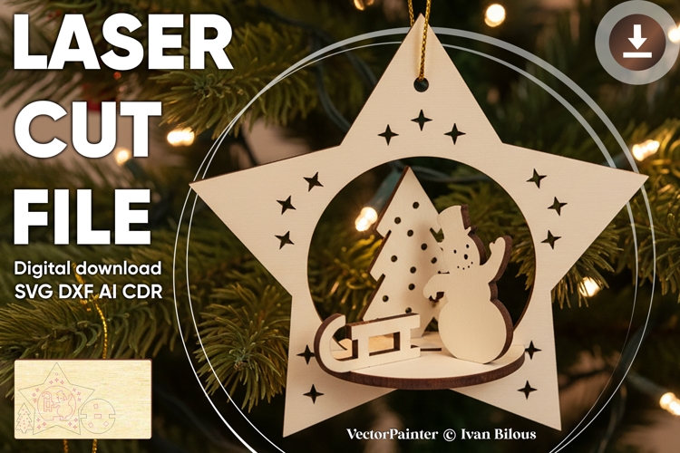 Christmas Snowman Svg Image 7