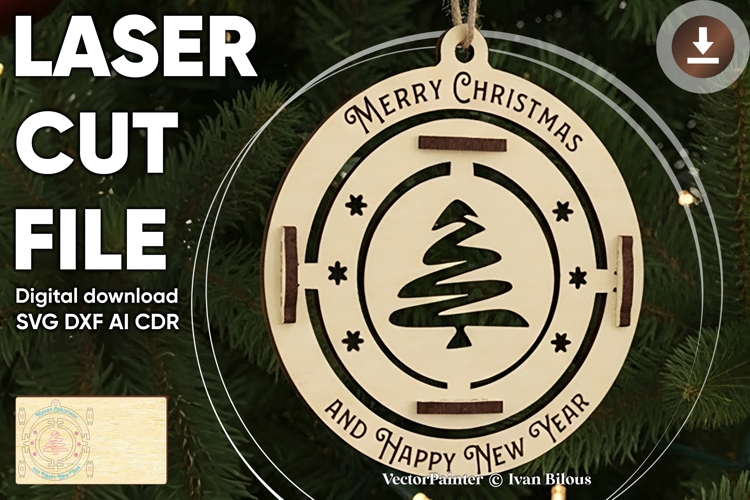 3D Christmas SVG Image 14