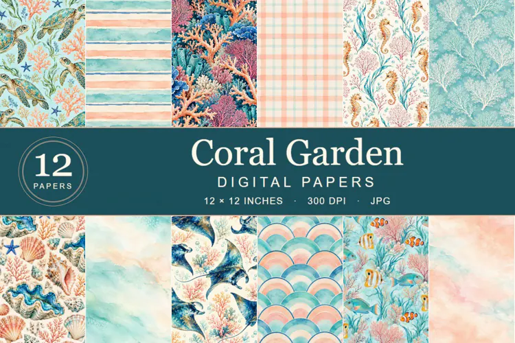 Coral Reef Digital Papers