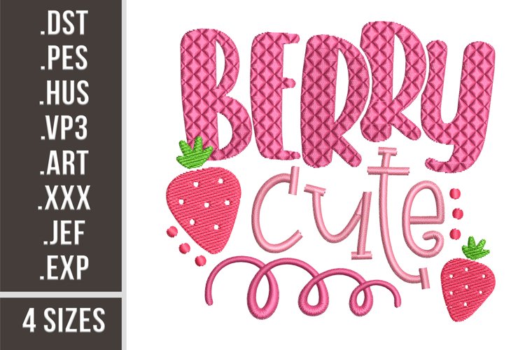 Berry Cute | Embroidery Design