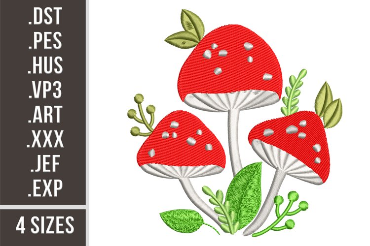 Mashrooms | Embroidery Design