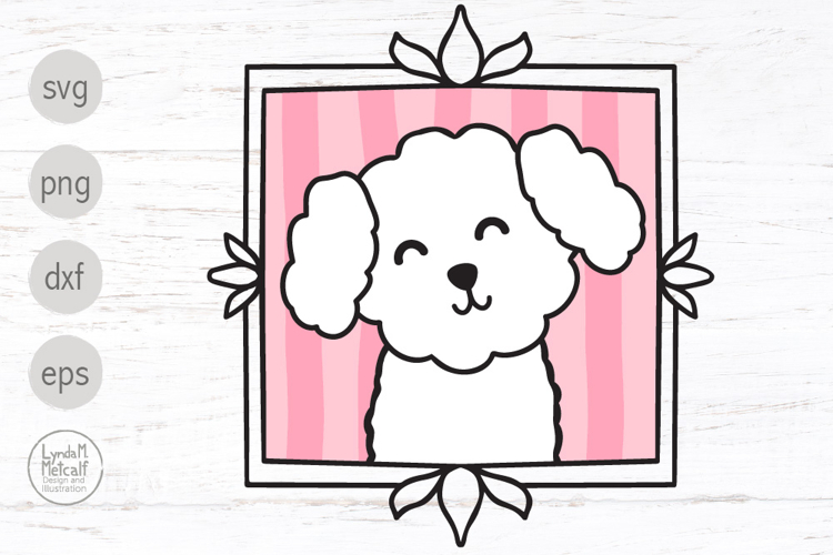 Bichon Frise SVG, Bichon Puppy PNG for Sublimation example image 1