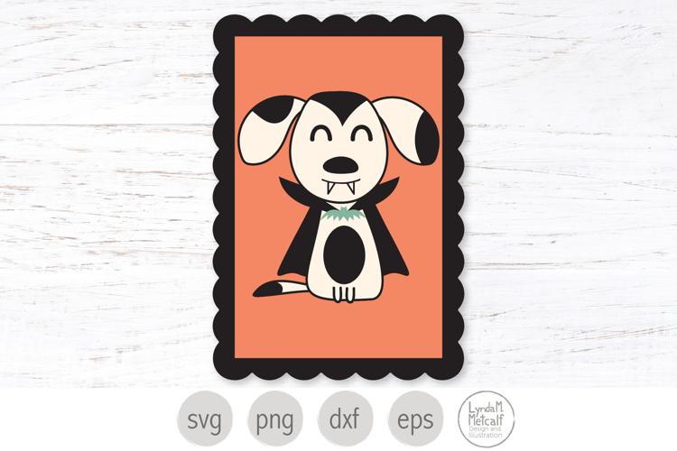 Vampire Dog Svg, Halloween Dog, Kids Spooky Svg