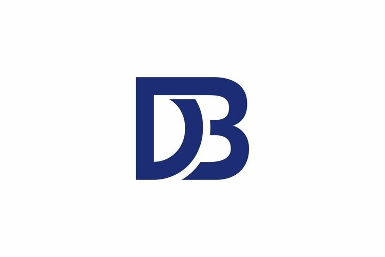 DB logo design vector template example image 1