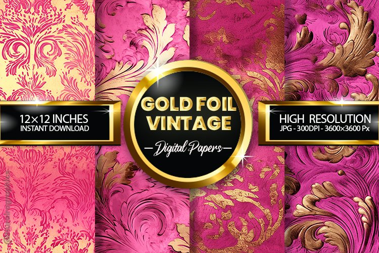 Gold Foil Texture Image 16