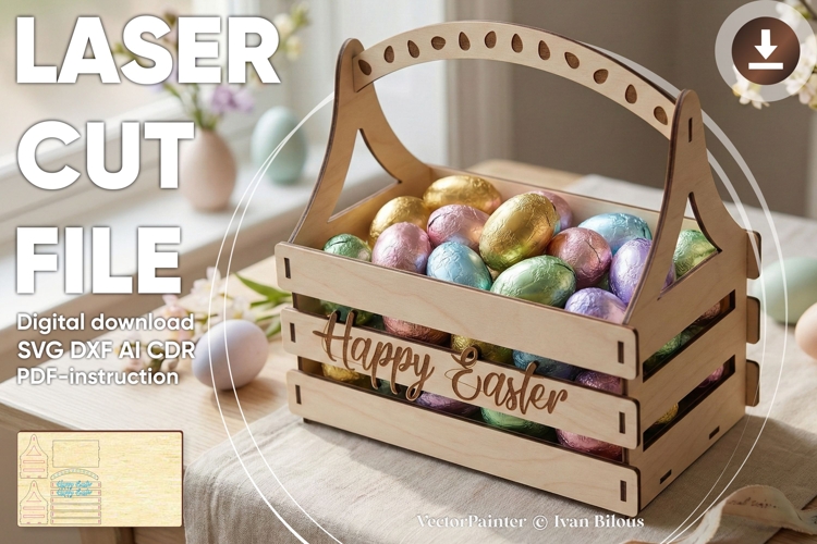 Easter Basket Svg