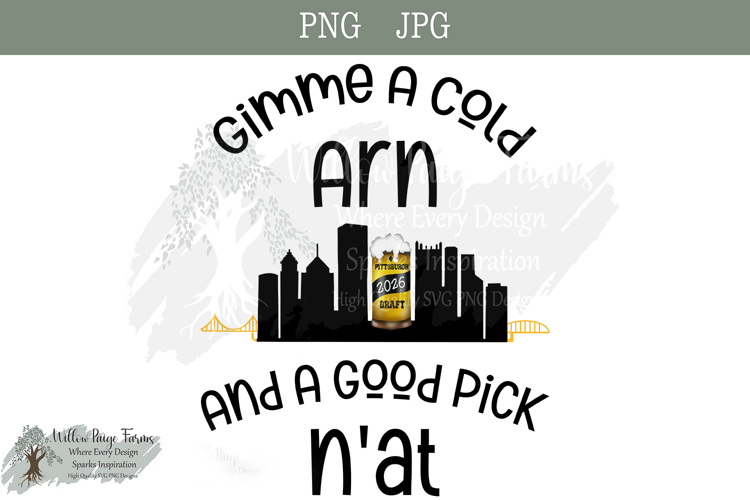 Pittsburgh 2026 Draft PNG JPG Yinzer Pittsburghese