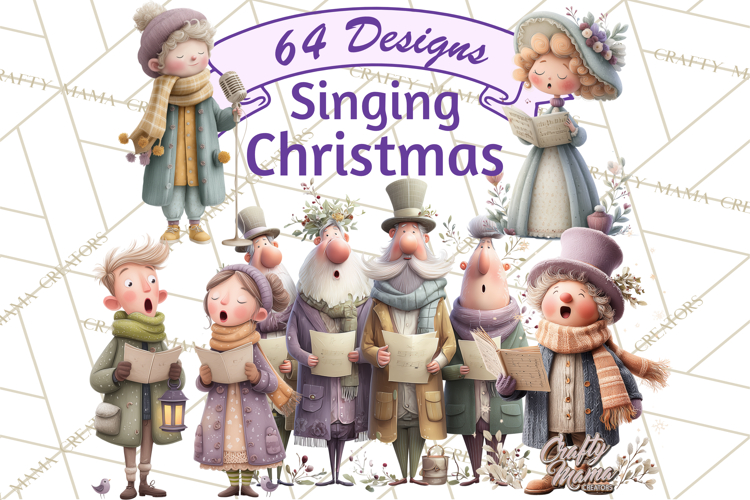 Christmas Carolers Clipart Image 22