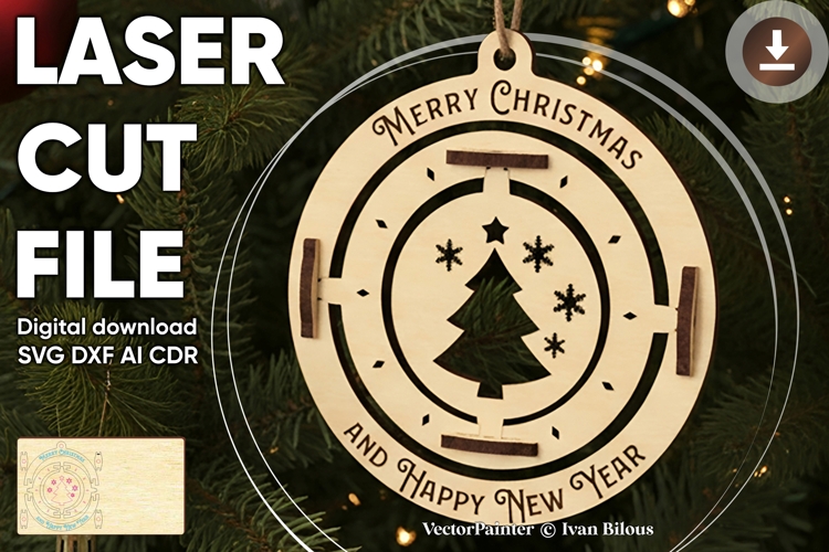 3D Christmas SVG Image 19