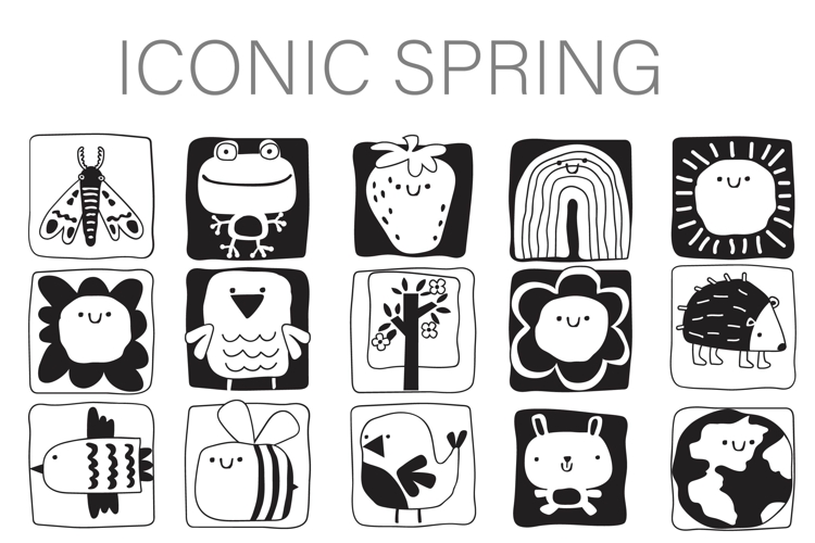 Iconic Spring Dingbats