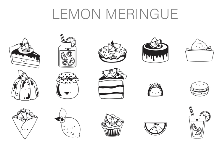Lemon Meringue Dingbats example image 1