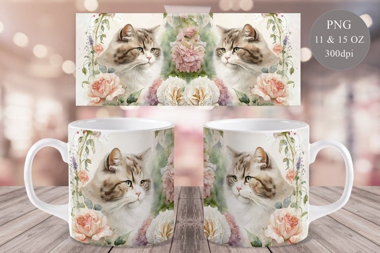 Cat Watercolor Image 13