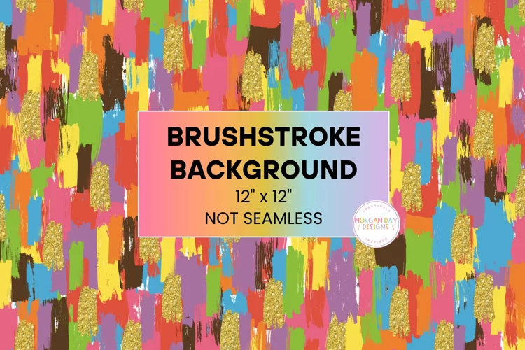 Colorful Brushstroke Background