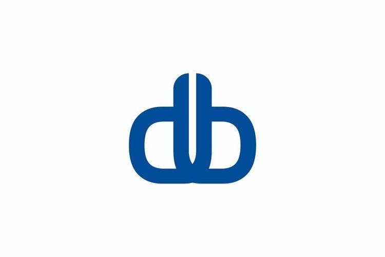 DB logo design vector template example image 1