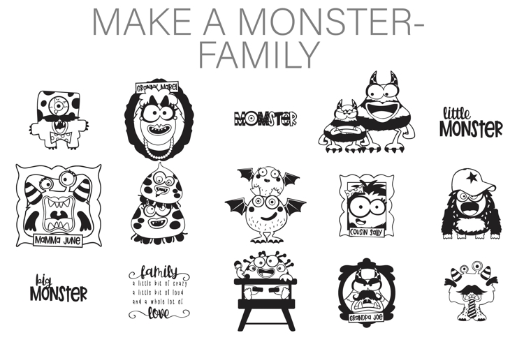 Make-a-Monster Family Dingbats