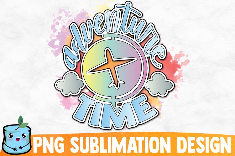 Adventure Time Sublimation Design example image 1