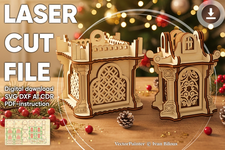 Christmas Shadow Box Svg Image 19