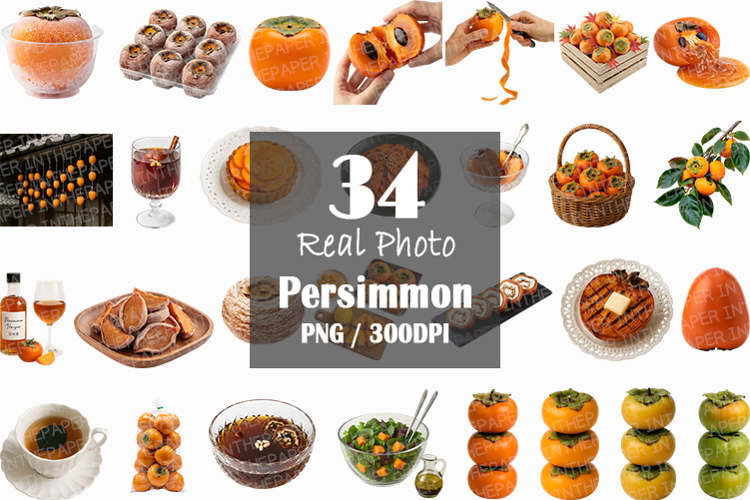 Persimmon Photo | fresh fruit photography ripe sweet harvest