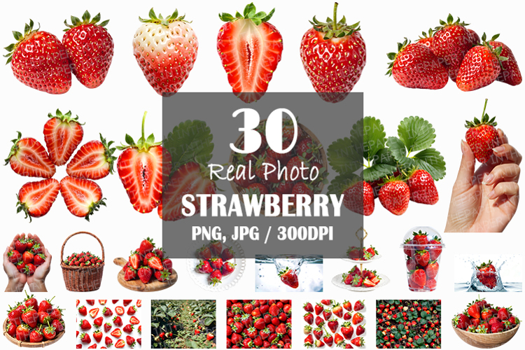 Strawberry Photo | fresh fruit photography ripe red natural
