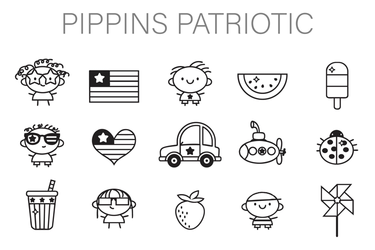 Pippins Patriotic Dingbats