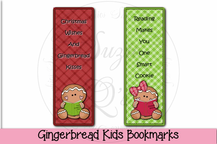 Gingerbread Kids Bookmarks