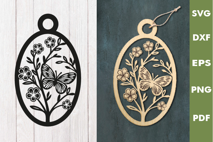 Easter Eggs SVG Design|Easter Hanger Laser cut, Cricut