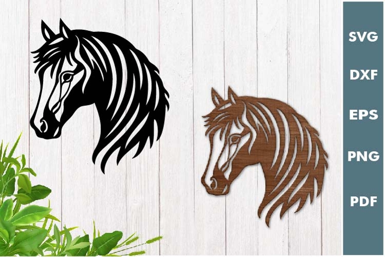 Horse papercut Design| Laser cut, Cricut, Silhouette
