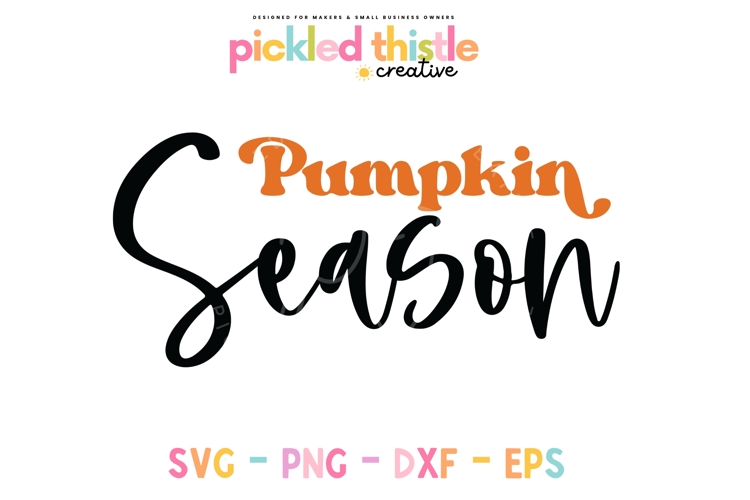 Pumpkin Season Fall SVG
