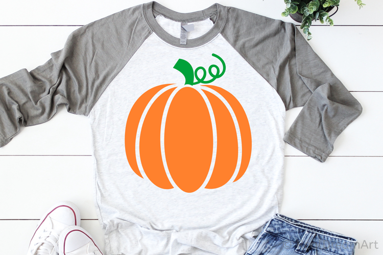 Pumpkin Silhouette SVG, DXF, PNG, EPS