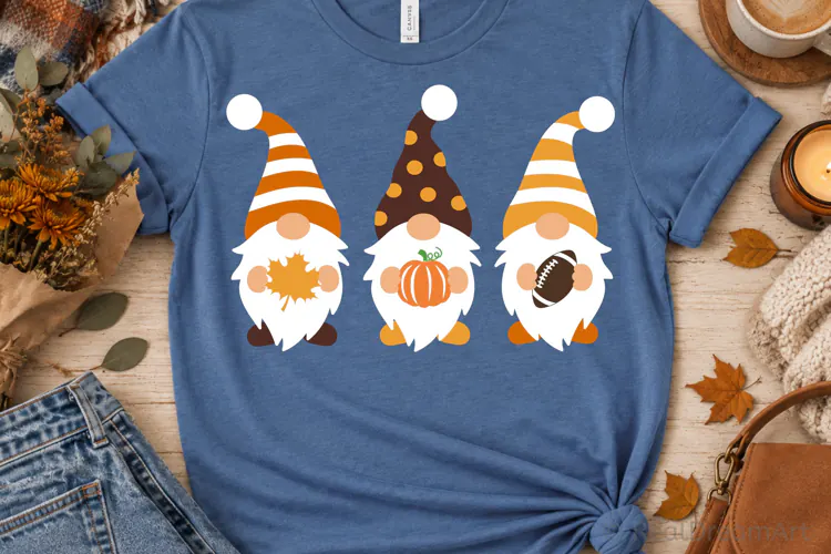 Fall Gnomes SVG, DXF, PNG, EPS