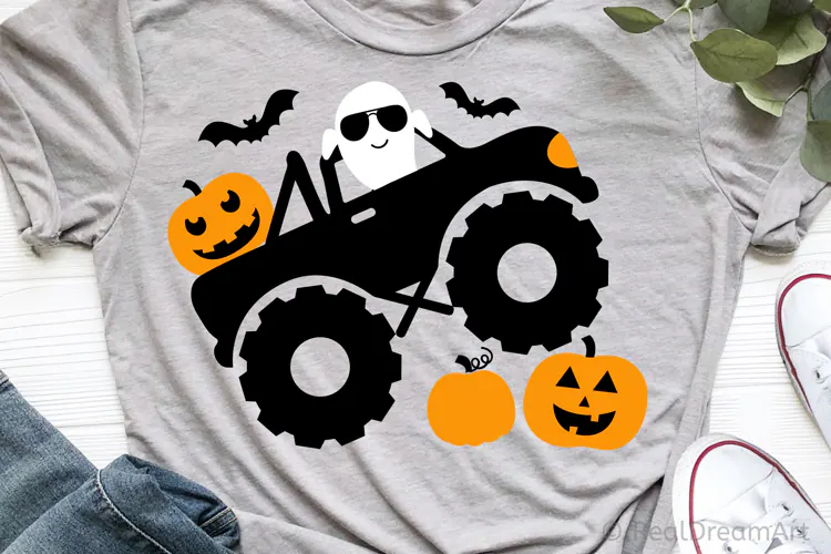 Halloween Truck SVG, DXF, PNG, EPS