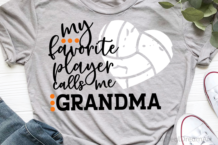 My Favorite Player Calls me Grandma SVG, DXF, PNG, EPS