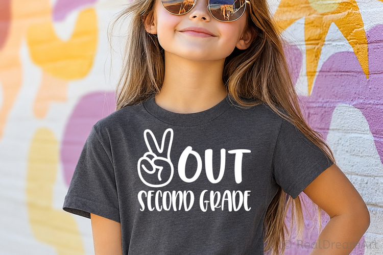 Out Second Grade SVG, DXF, PNG, EPS