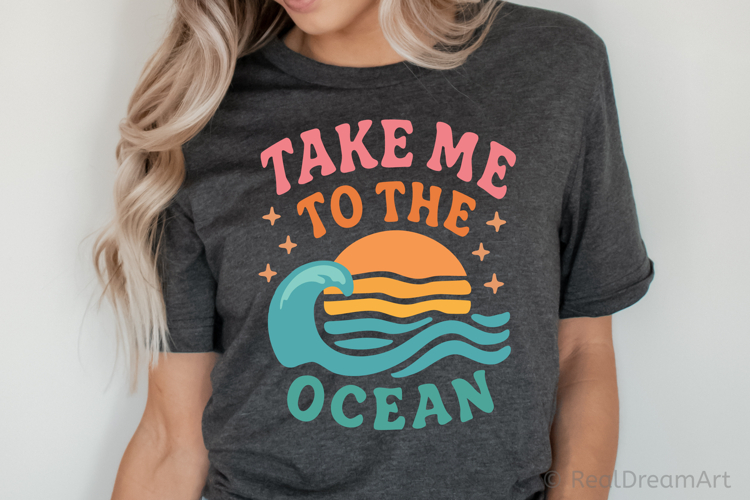 Take Me to the Ocean SVG, DXF, PNG, EPS