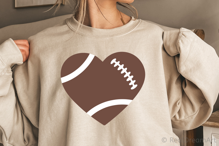 Football Heart SVGs Image 5