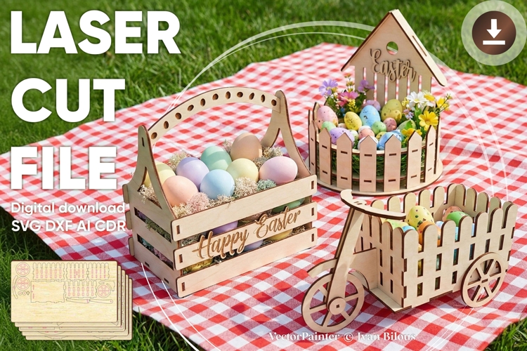 Easter Basket Svg Image 22