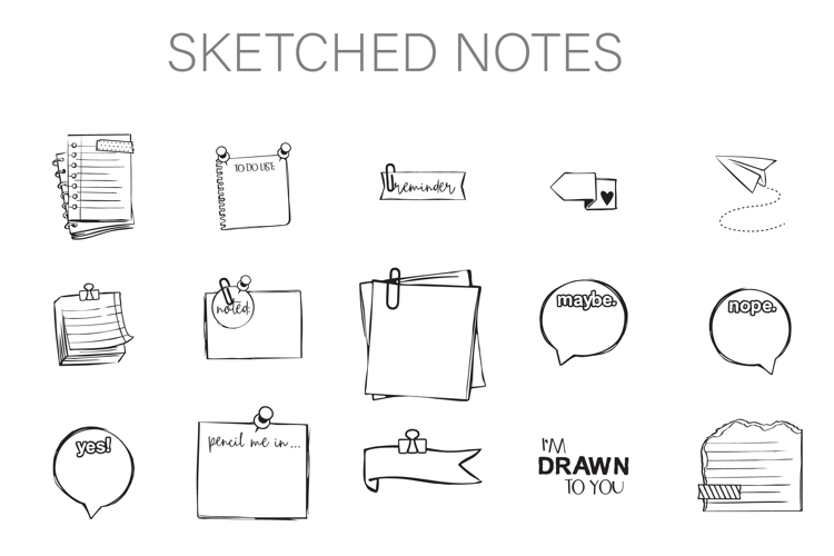 Sketched Notes Dingbats