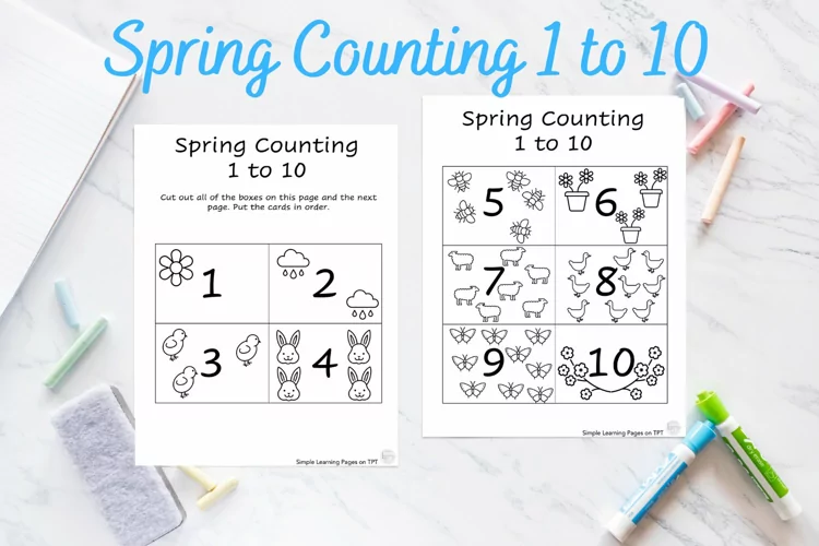 Spring Counting 1 to 10