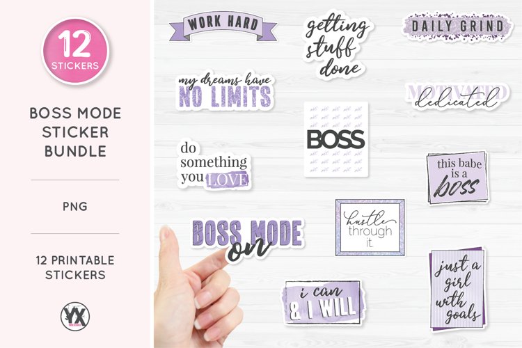 Boss Mode Printable PNG Stickers boss-mode-printable-png-stickers