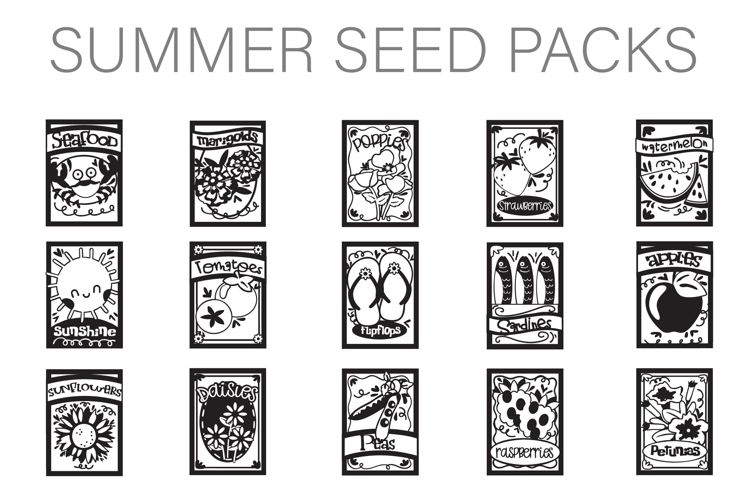 Summer Seeds Dingbats