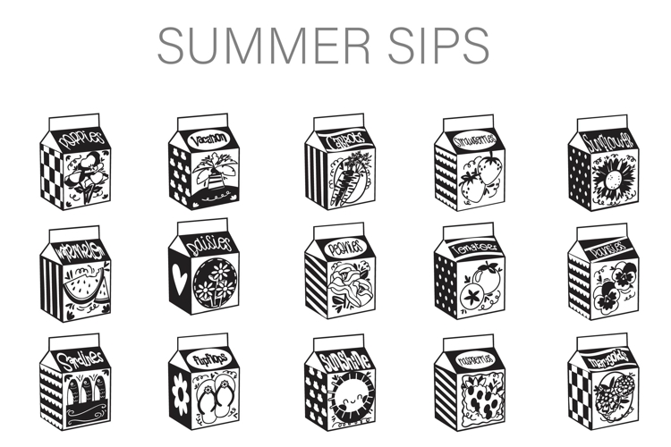 Summer Sips Dingbats