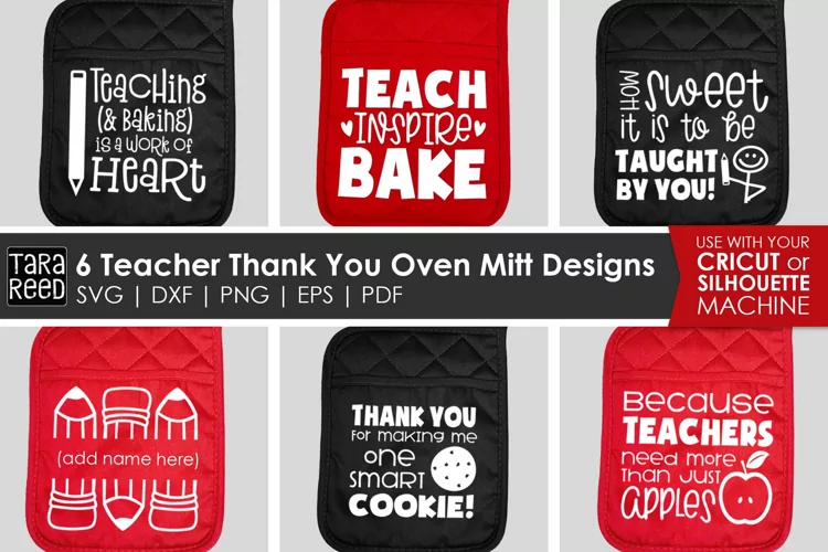 Teacher Thank You Oven Mitts | Teacher Appreciation Gifts