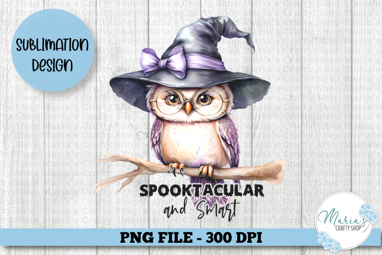 Spooktacular and Smart Cute Halloween Owl PNG, Owl Clip Art