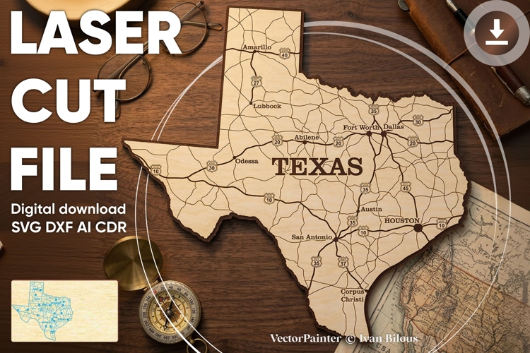 Texas Vector Image 13